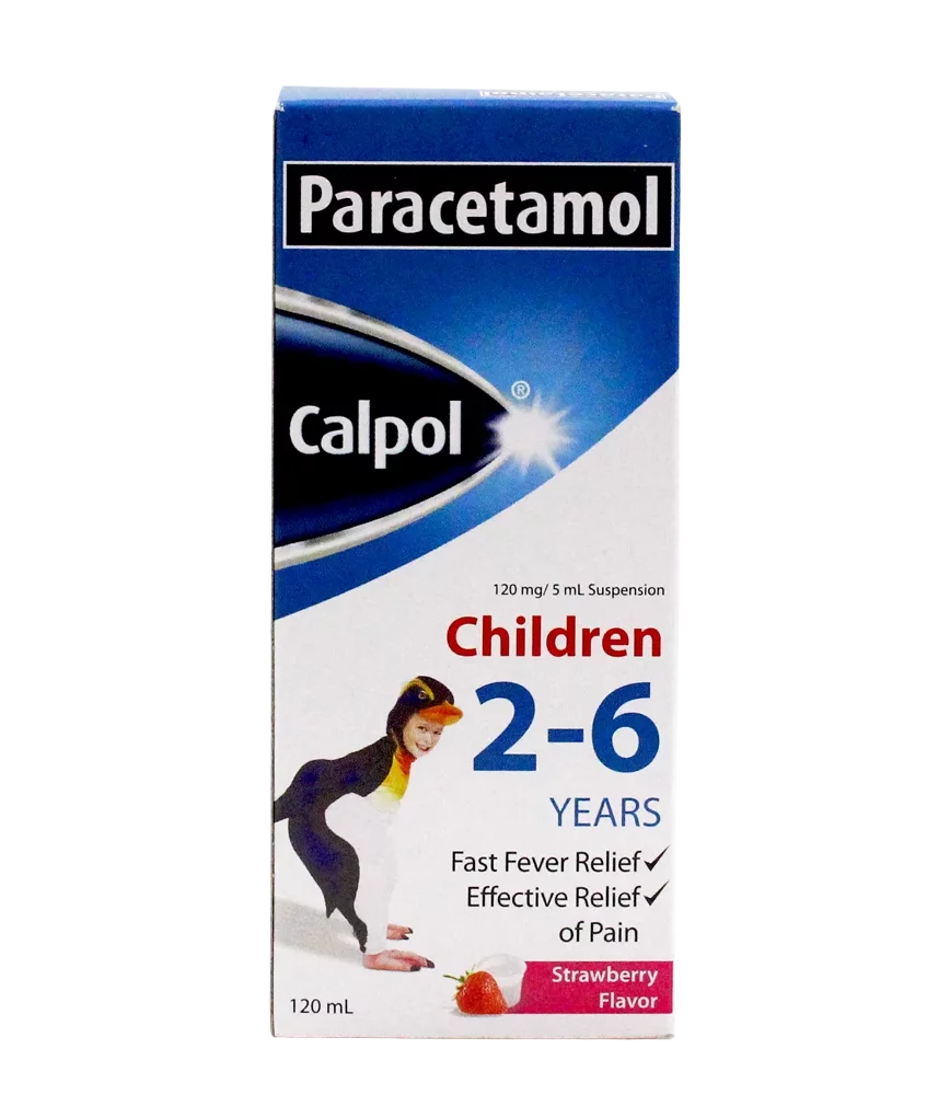 Calpol Paracetamol 120mg   5ml Suspension 120ml Strawberry Price In The 